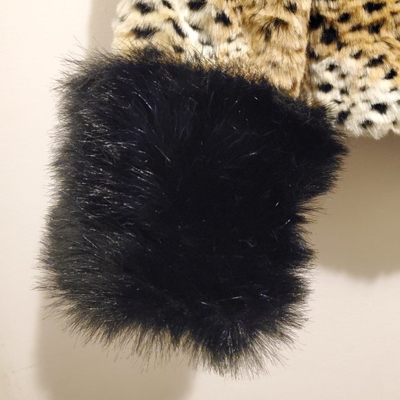 Donna Salyers Fabulous Furs Faux Fur Animal Print Jacket Size Medium - Picture 5 of 9